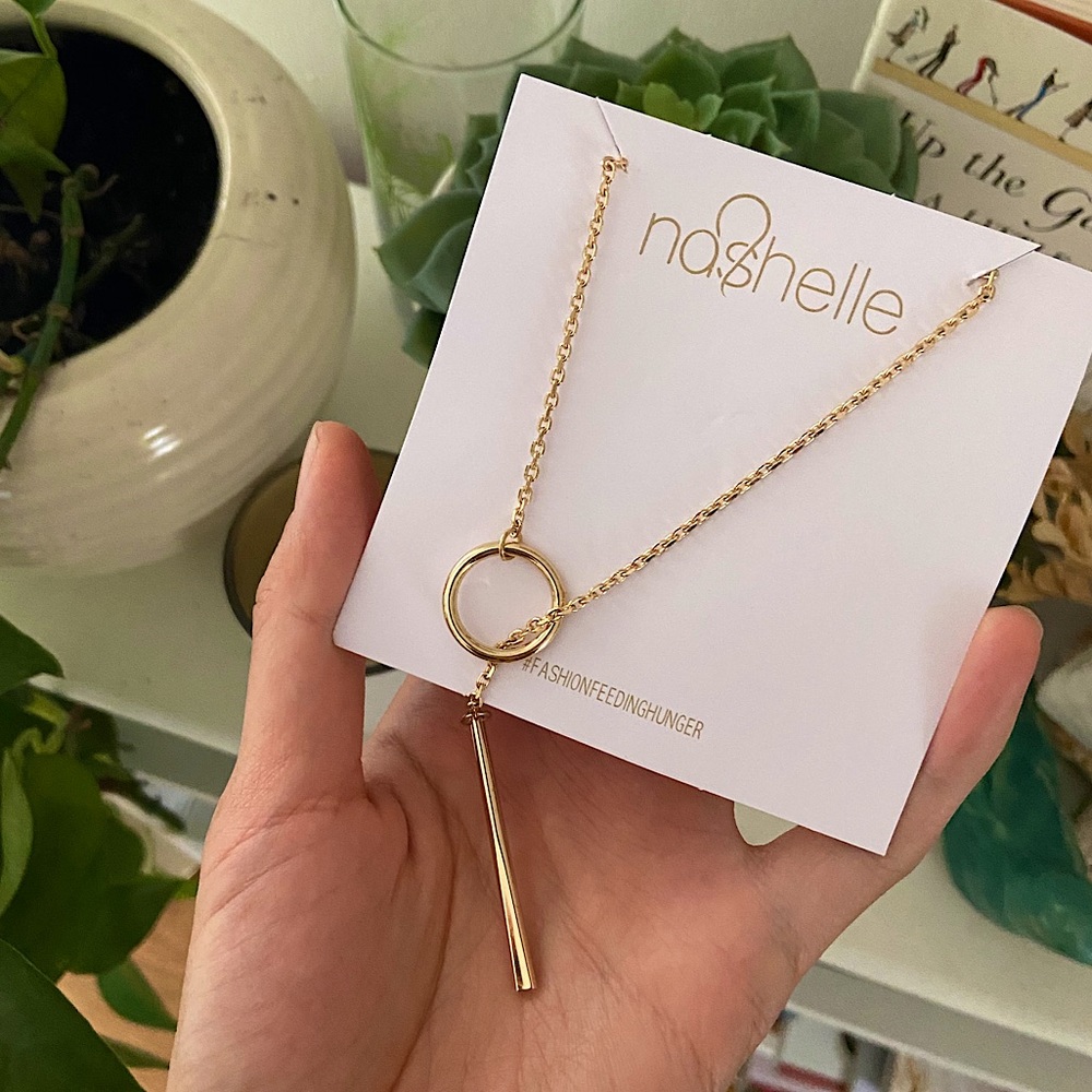 NEW Nashelle Drop Lariat Necklace
